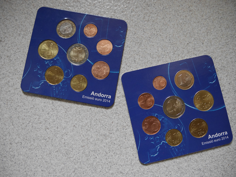 euro coins andorra