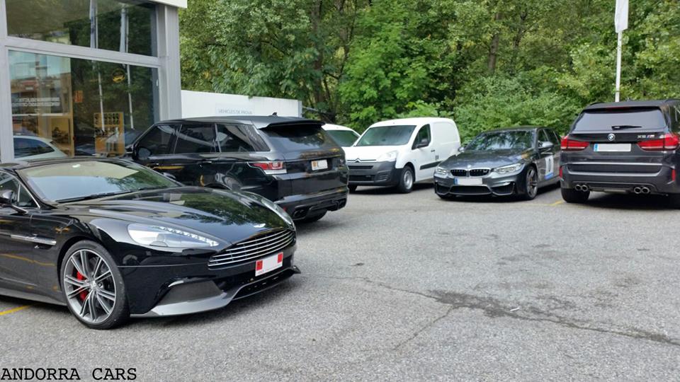 Aston Martin Vanquish, Range Rover Sport SVR, Bmw M3, Bmw X5M