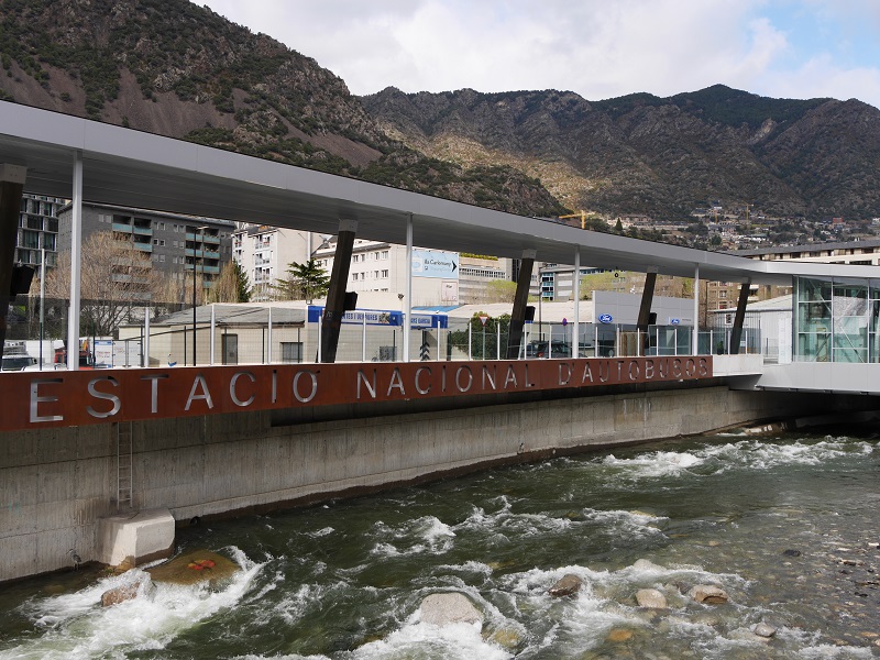 la nouvelle station de bus Andorre