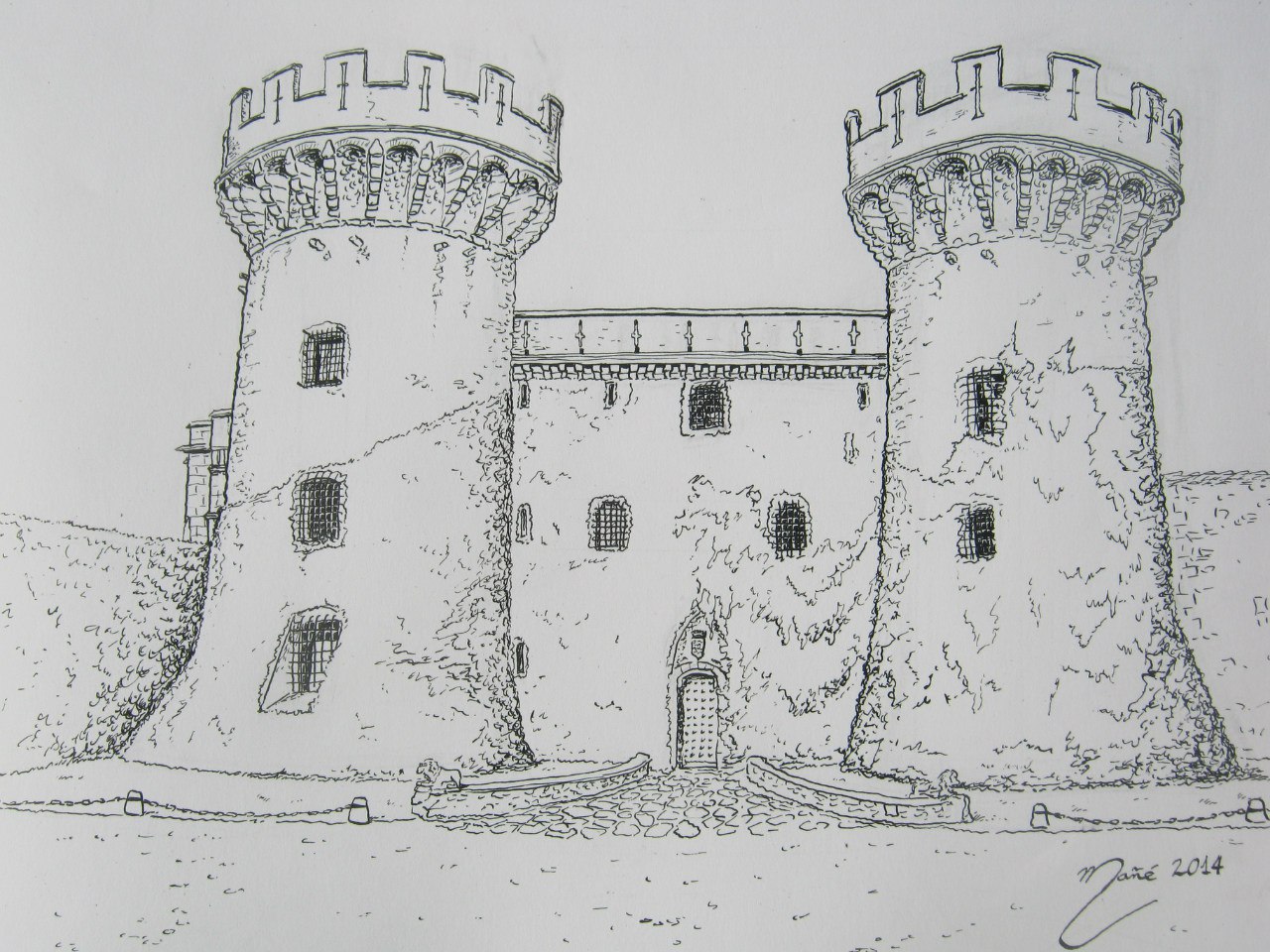 замок в Пераладе, Испания