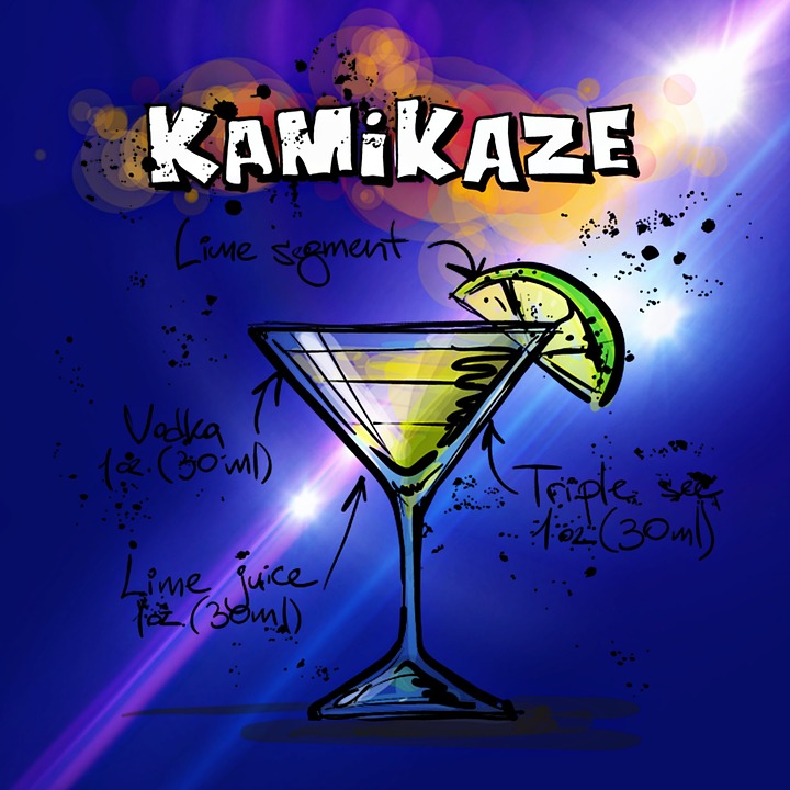 Com fer "Kamikaze" - un còctel japonès?