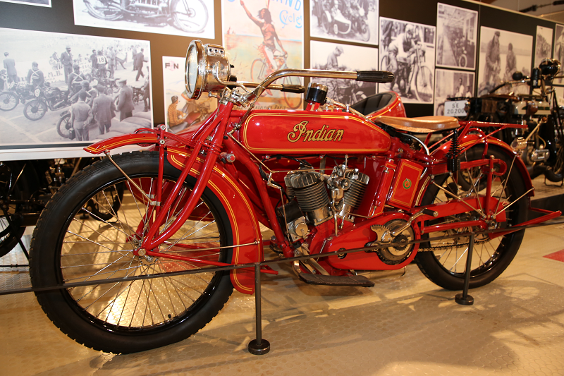 Le musée de la moto à Bassella Indian