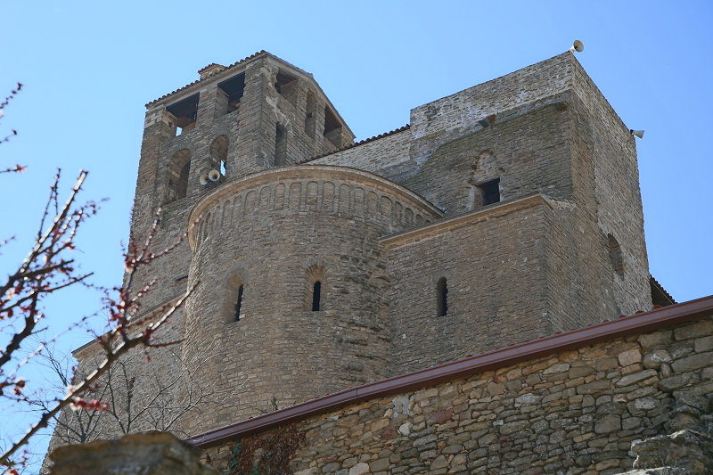 Les vestiges du château d'Àger