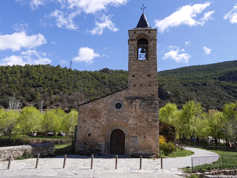 Romanesque church in the village of Arseguel 