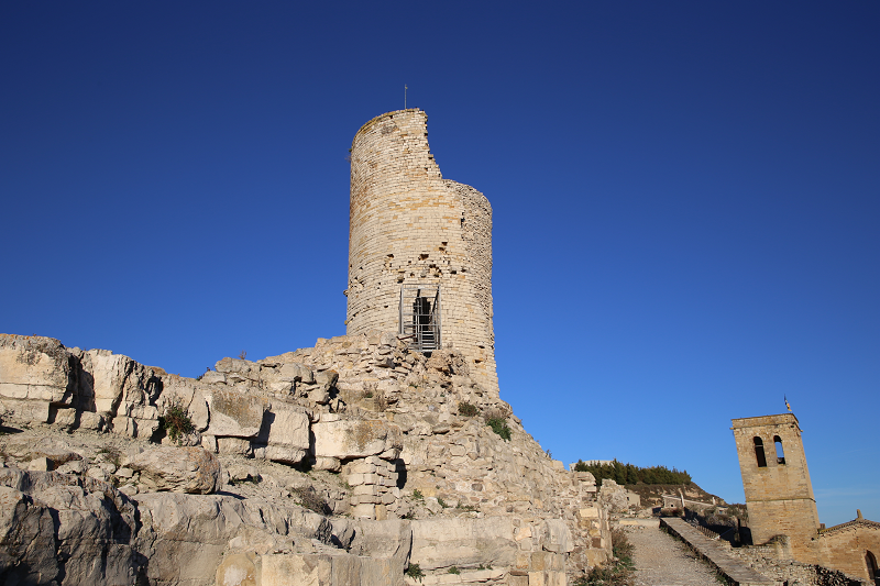 Le château et le village de Guimerà 