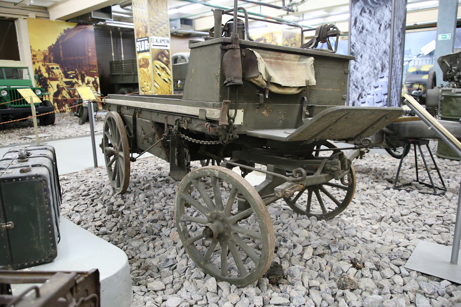 Немецкая лошадная телега Feldwagen c / 95 времен Первой мировой войны