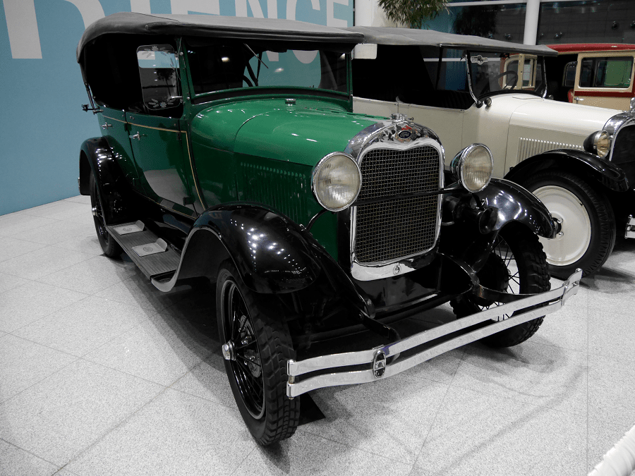 Ford A Phaeton. Fabriqué en 1929. Version verte