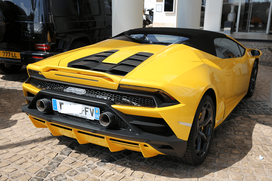 Lamborghini Huracan Evo. Yellow version with 640 HP * All PYRENEES ·  France, Spain, Andorra