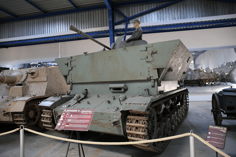 Flakpanzer IV Möbelwagen from 1944 * All PYRENEES · France, Spain, Andorra