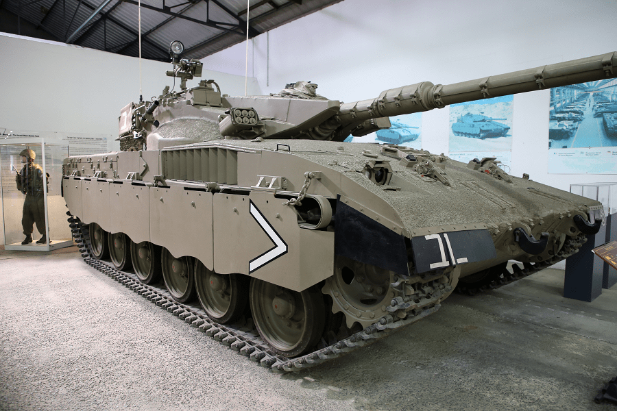 Merkava Mk I - основной боевой танк вооруженных сил Израиля