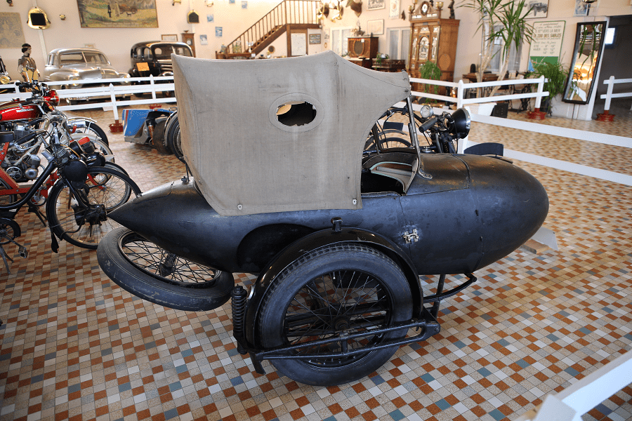 Мотоцикл с коляской René Gillet Type G Vanneau образца 1928 года
