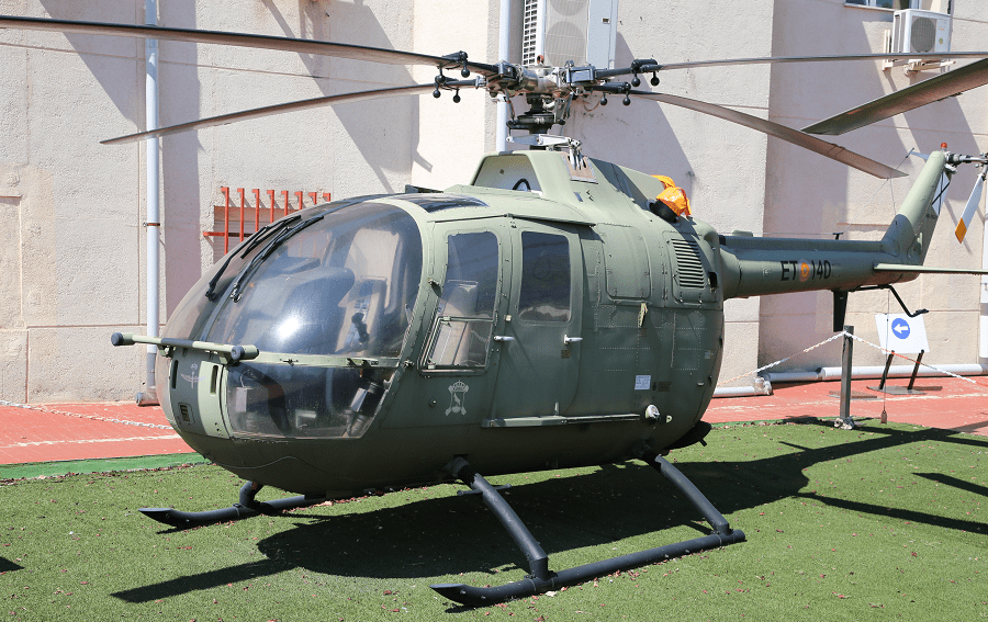 Messerschmitt-Bölkow-Blohm Bo 105 - первый легкий двухмоторный вертолет