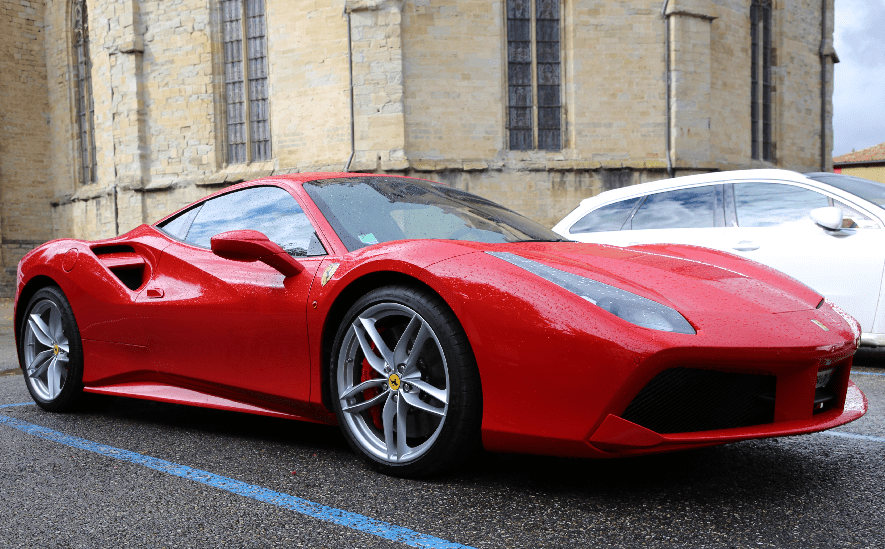 2020 Ferrari 488 GTB. Red version * All PYRENEES · France, Spain, Andorra