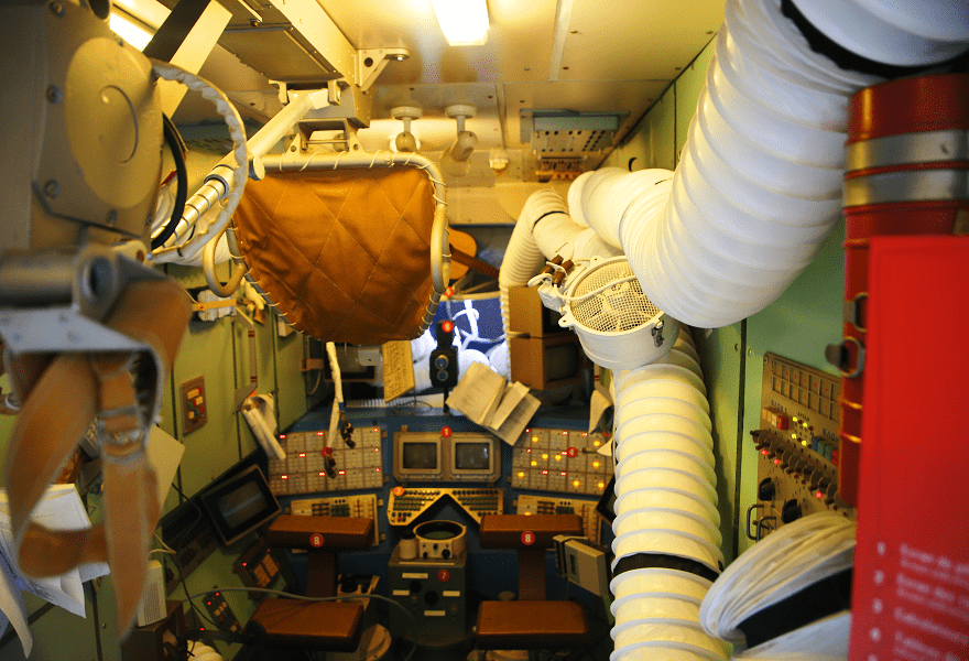 Inside the Mir Space Station